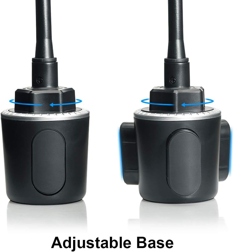 Car Phone Holder, Universal 360 Rotatable Cup Holder for Iphone, Samsung, LG, Compatible with 4.7-6.4 Inch Screens