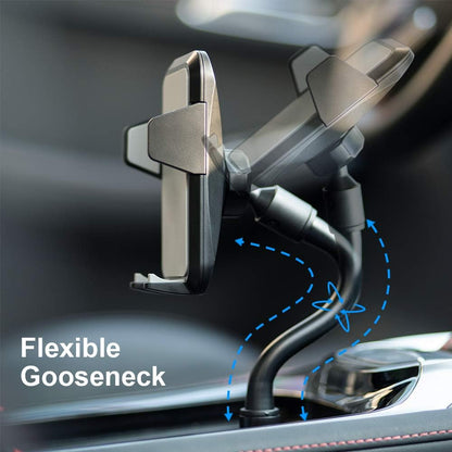 Car Phone Holder, Universal 360 Rotatable Cup Holder for Iphone, Samsung, LG, Compatible with 4.7-6.4 Inch Screens